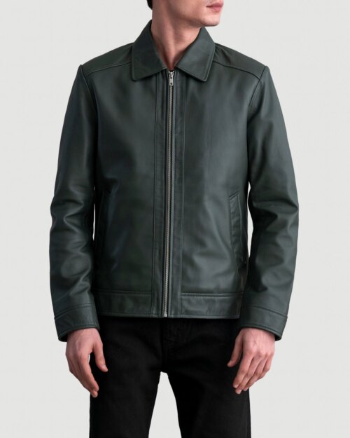 Inferno Green Leather Jacket